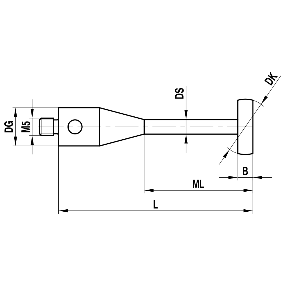 Drawing of product KH M5 080 12 056