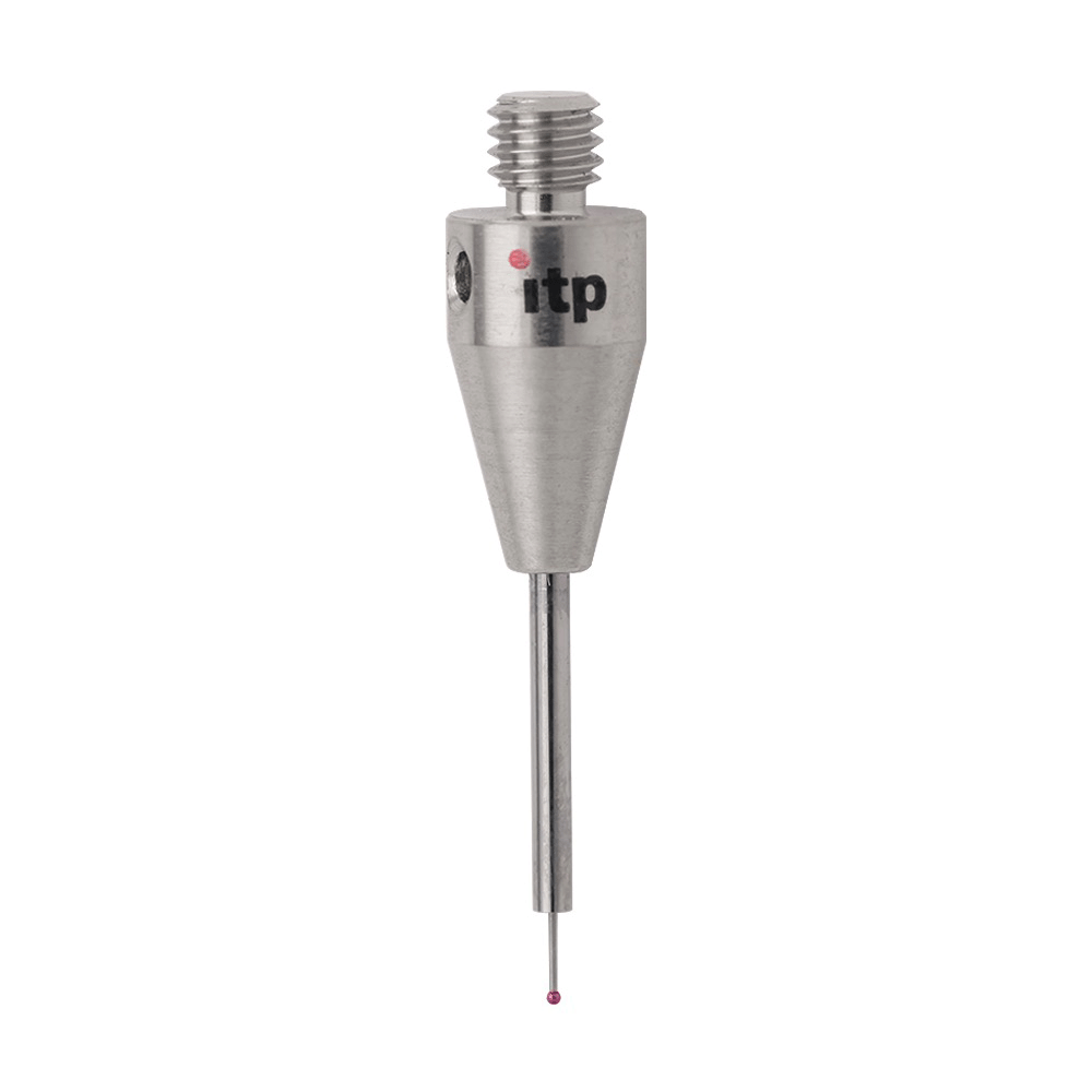 Straight Styli; base: titanium; stem: carbide; ball: ruby