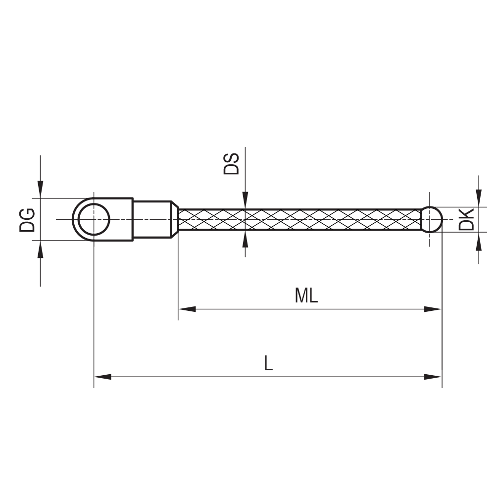 Drawing of product SC M3 S30 05 040