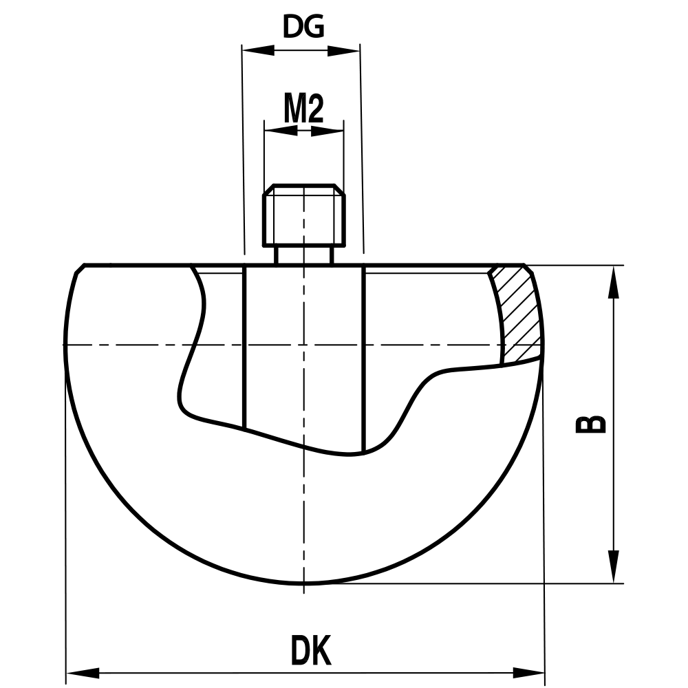 Drawing of product HK M2 180 03 012