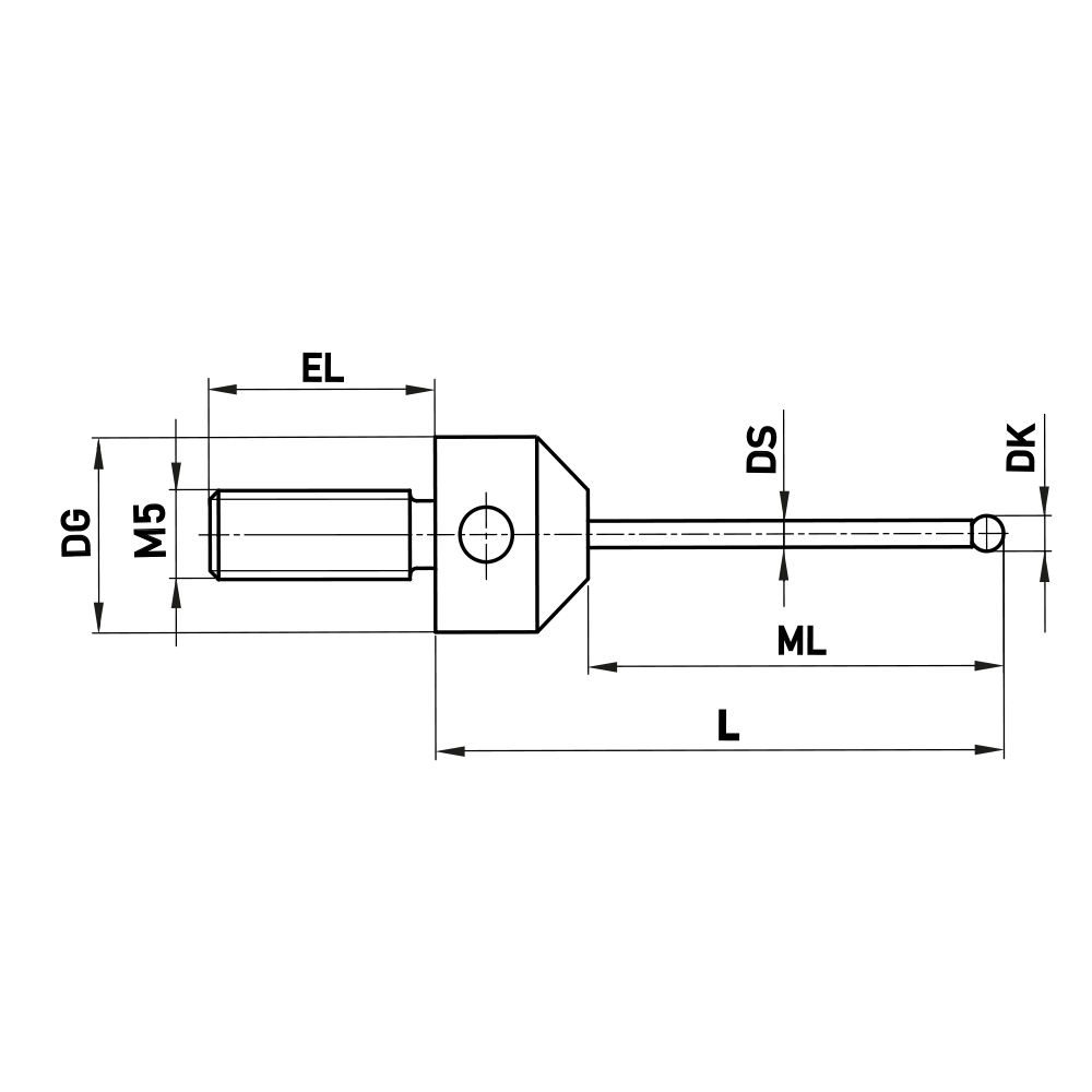 Drawing of product LH M5 030 19 034