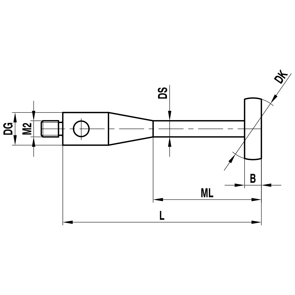 Drawing of product KI M2 080 03 020