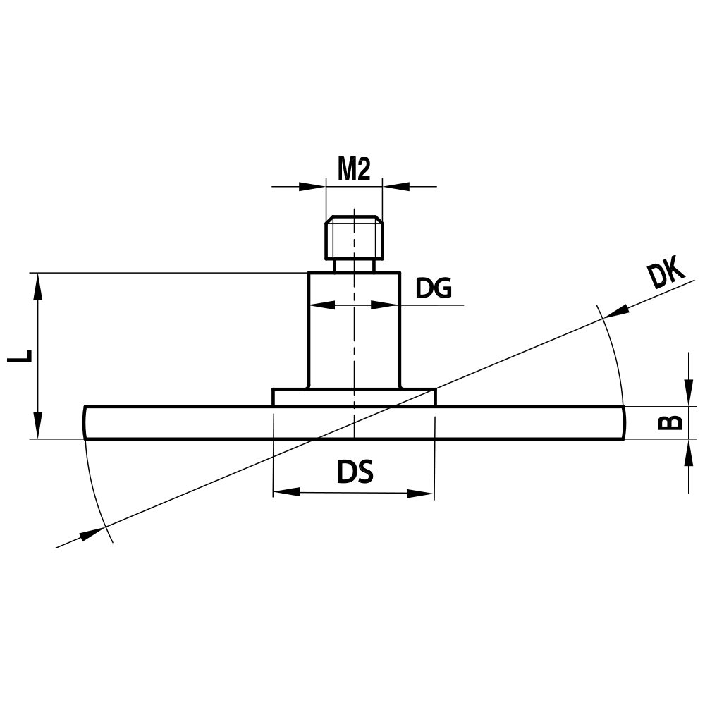 Drawing of product KI M2 140 20 005