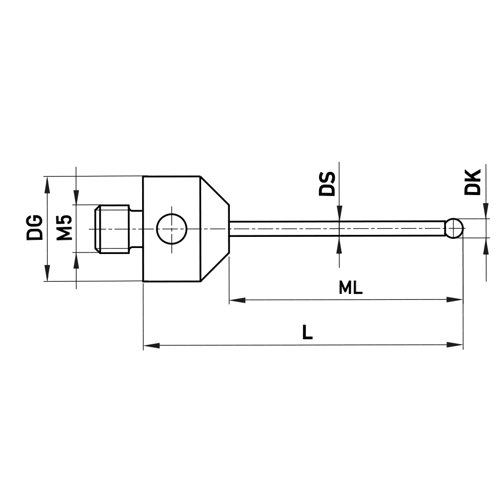 Drawing of product NH M5 025 10 034