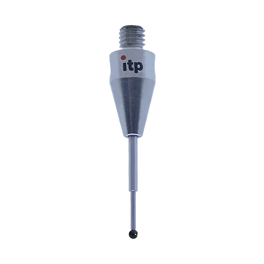 Straight Stylus; base: titanium; stem: carbide; ball: diamond coated